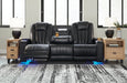 Center Point Reclining Sofa with Drop Down Table - Fash-N-Home (NY)
