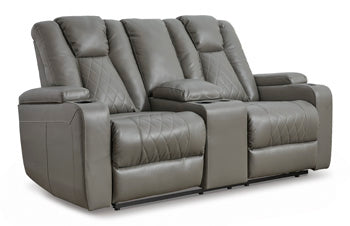 Mancin Reclining Loveseat with Console