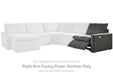 Hartsdale 6-Piece Left Arm Facing Reclining Sectional with Console and Chaise - Fash-N-Home (NY)