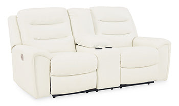 Warlin Power Reclining Loveseat with Console