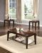 Docila Walnut Coffee/End Table Set (3Pc Pk) image