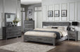 Vidalia Rustic Gray Oak Eastern King Bed (Storage) image