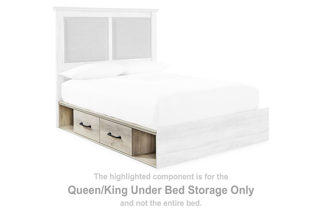 Cambeck Upholstered Bed with 2 Side Under Bed Storage
