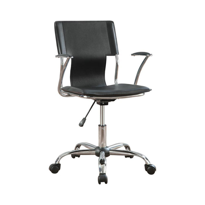 G800207 Contemporary Black Adjustable Office Chair