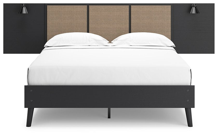 Charlang Panel Bed with 2 Extensions