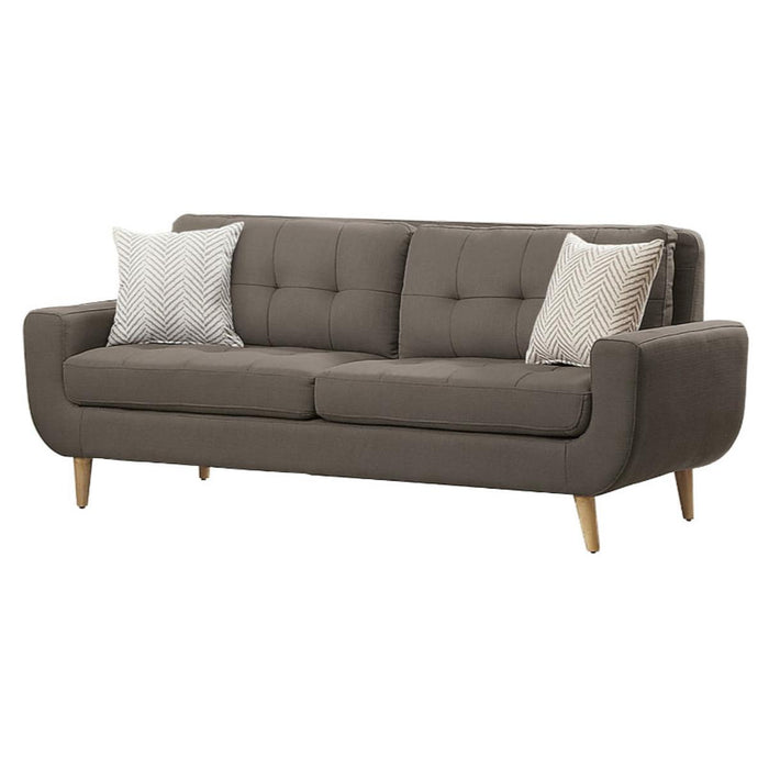 Homelegance Furniture Deryn Sofa in Gray 8327GY-3