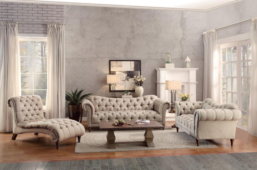 Homelegance Furniture St. Claire Loveseat in Brown 8469-2