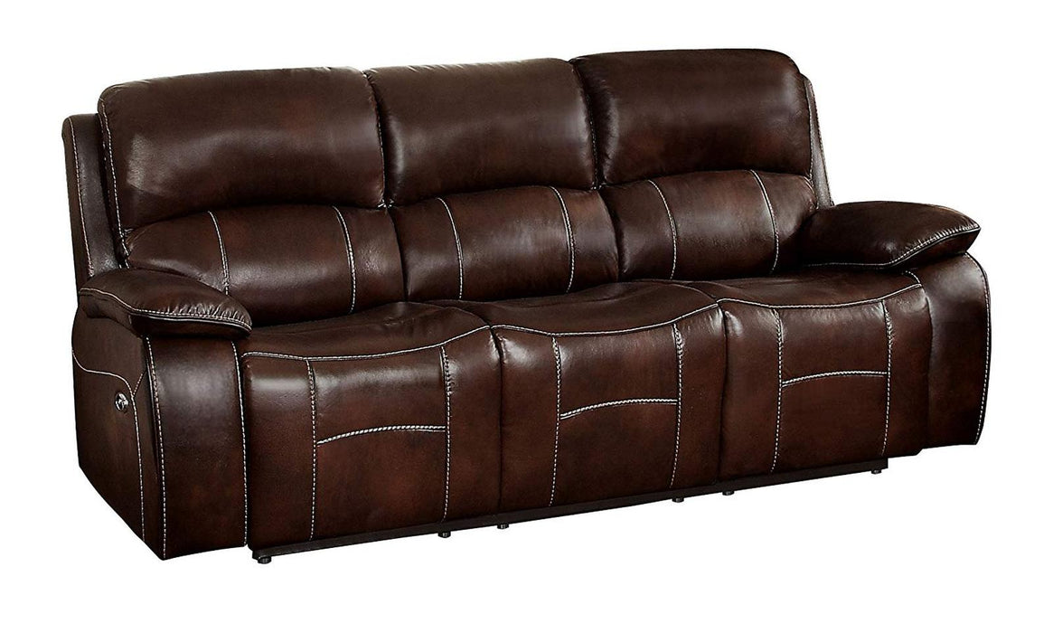 Mahala Double Reclining Sofa in Brown 8200BRW-3PW image