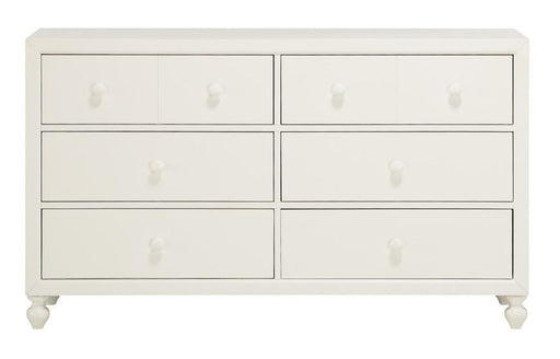 Homelegance Wellsummer 6 Drawer Dresser in White 1803W-5 image
