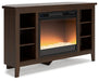 Camiburg Corner TV Stand with Electric Fireplace - Fash-N-Home (NY)