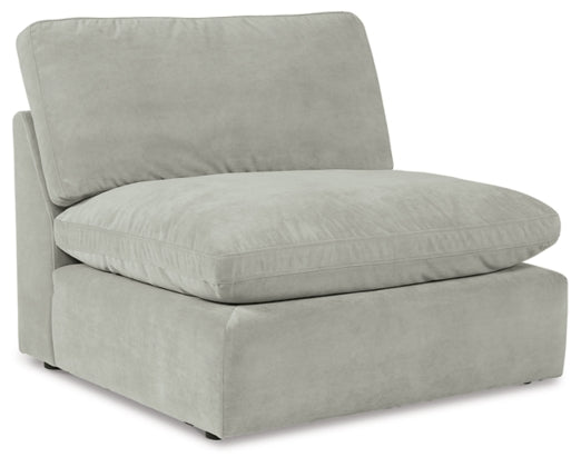 Sophie Armless Sectional in Gray