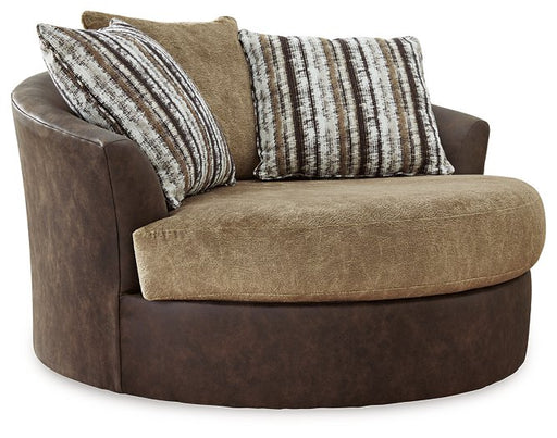 Alesbury Oversized Swivel Accent Chair image