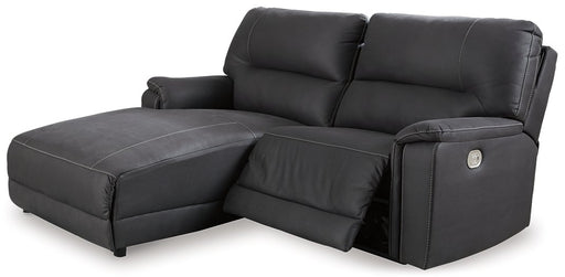 Henefer 2-Piece Power Reclining Sectional with Chaise image