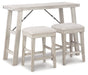 Carynhurst Counter Height Dining Table and Bar Stools (Set of 3) image