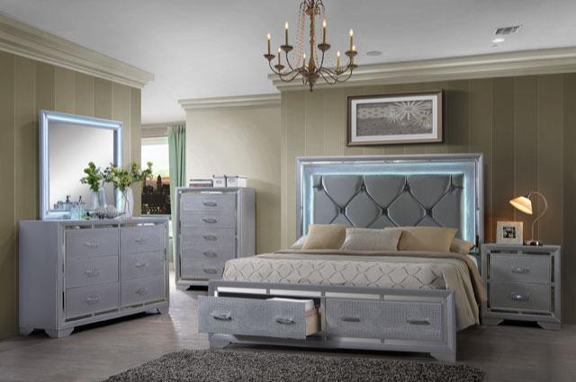 Charles Upholstered Queen Storage Bed