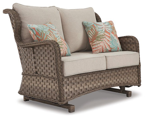 Clear Ridge Glider Loveseat with Cushion image