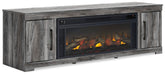 Baystorm 73" TV Stand with Electric Fireplace image