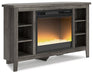 Arlenbry Corner TV Stand with Electric Fireplace image