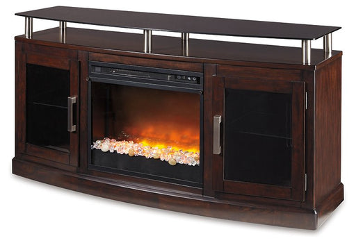 Chanceen 60" TV Stand with Electric Fireplace image